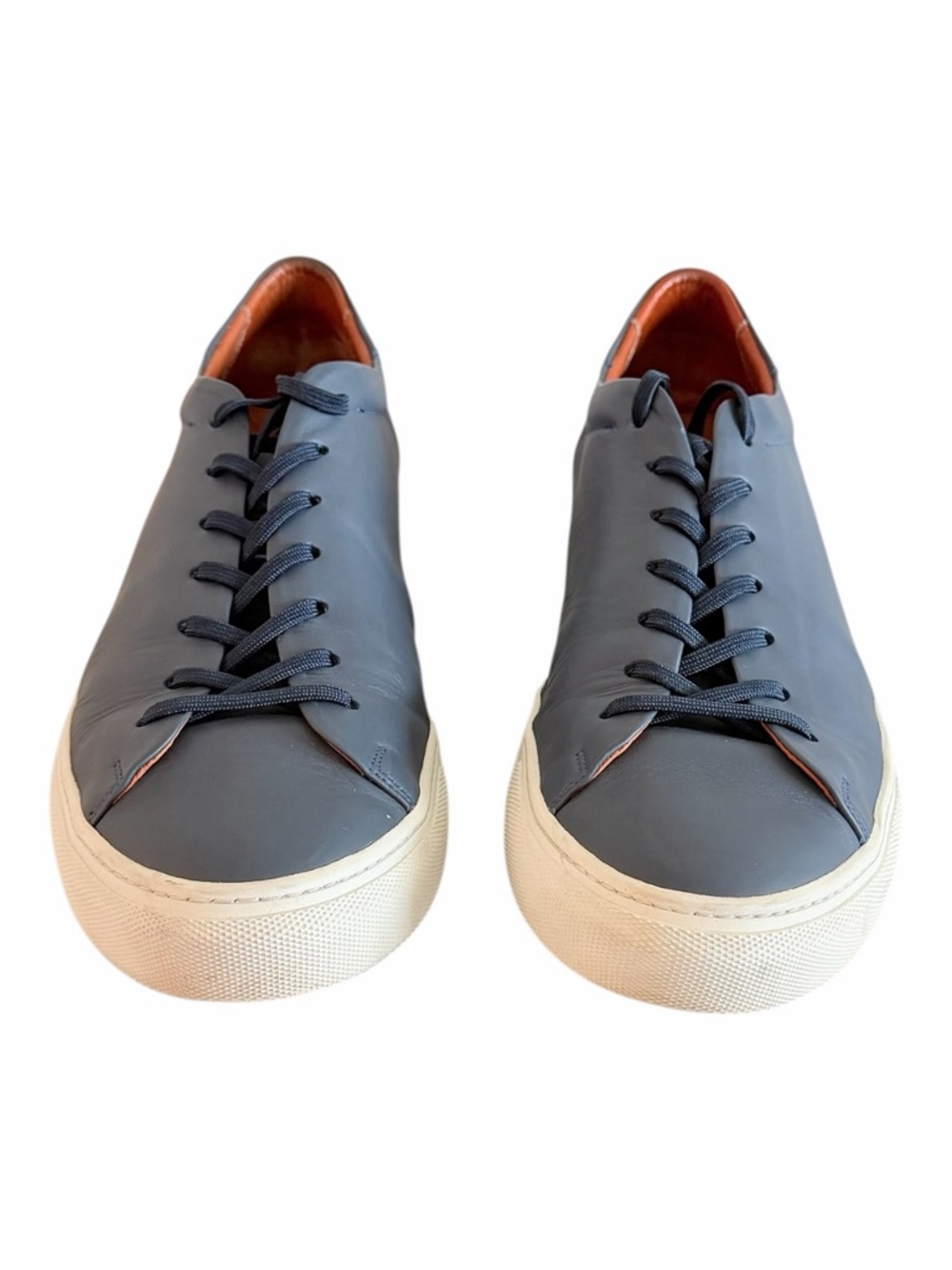 Beckett Simonon Blue Leather Low-Top Sneakers-Men’s Size 13